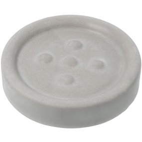 Points ronds de porte-savon en ciment Points ronds de porte-savon en ciment