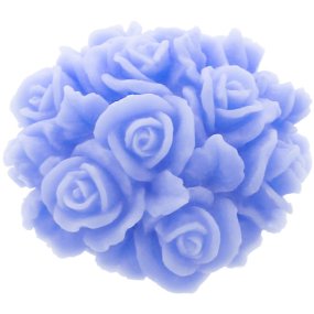 Molde centro de rosas em 3D