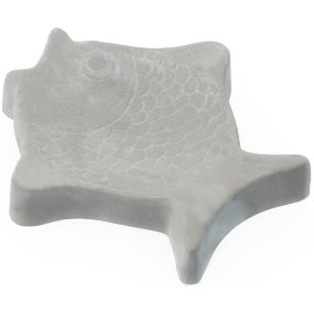Porte-savon en ciment de poisson Porte-savon en ciment de poisson