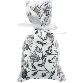 Saquinho de tela estampado floral