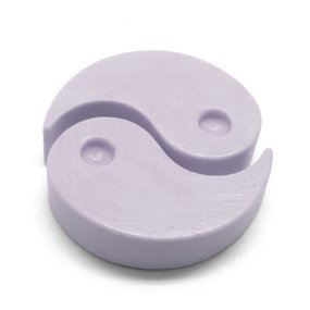 Molde de silicone para fazer sabonetes Yingyang