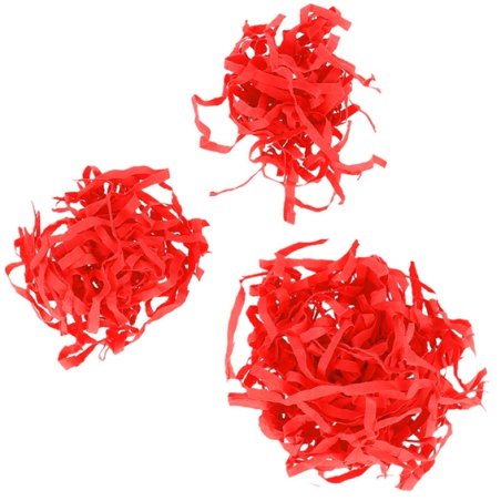 Virutas de papel rojo 