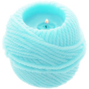 Molde para fazer velas decorativas, Novelo de Lã Angora.