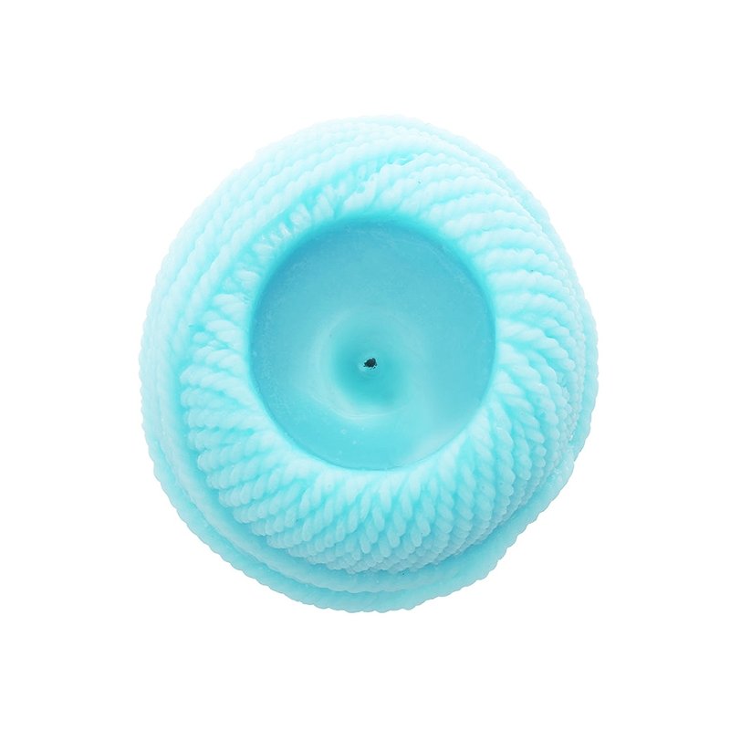 Moule pour la fabrication de bougies décoratives, Pelote de laine Angora.