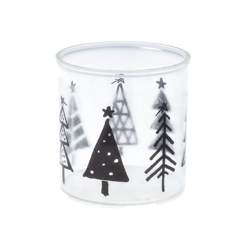 Verre, bougeoir. DIY