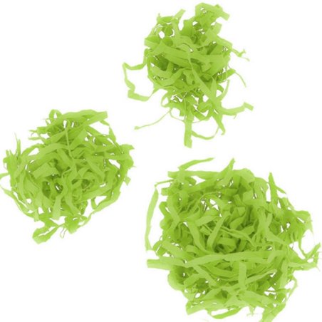 Virutas de papel verde pistacho