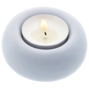 Molde porta-velas circular