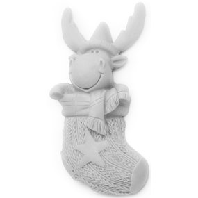 Moule à chaussettes de Noël avec des rennes