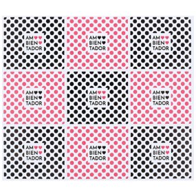 Autocollants pop art pour mini pots Autocollants pop art pour mini pots