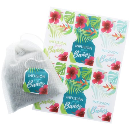 Adesivos infusões florais