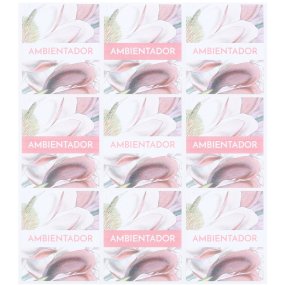 Pegatinas romanticas para mini frascos