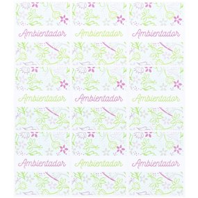 Adesivos floreados para mini frascos