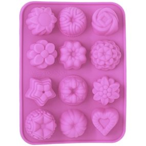 Molde 12 Bolinhos Românticos Molde 12 Bolinhos Românticos