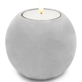 Molde porta-velas esferico