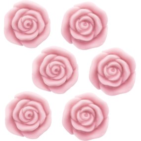 Molde 6 rosas classicas