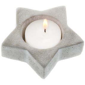 Molde porta-velas de estrela Molde porta-velas de estrela