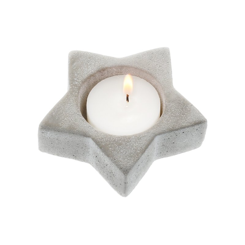 Molde porta-velas de estrela