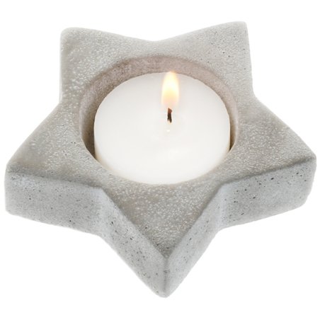 Molde porta-velas de estrela