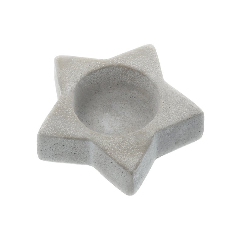 Molde porta velas estrela