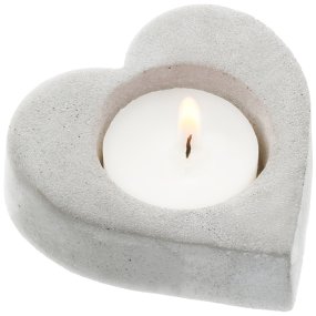 Molde porta-velas coraçao