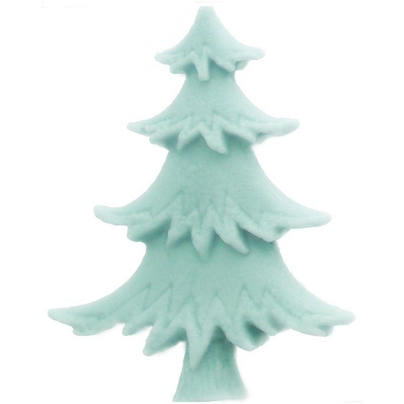 Molde navidad para hacer jabón "Abeto plano Navideño".