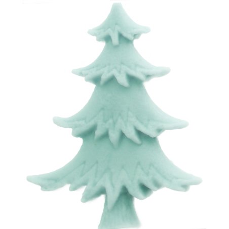 Molde navidad para hacer jabón "Abeto plano Navideño".