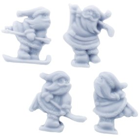 Mold 4 santa claus skieurs pour voiles