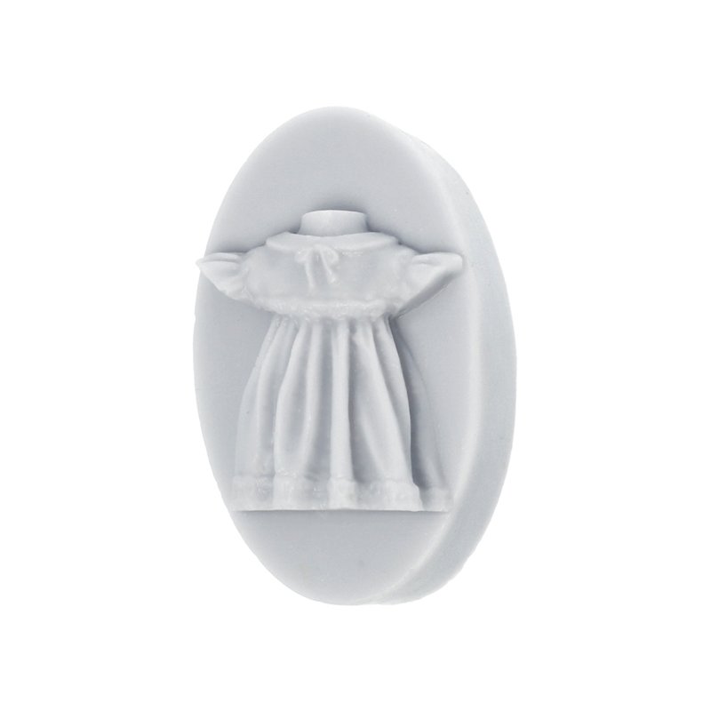 Molde de Sabão, vestido menina de batismo, (2 pastilhas).