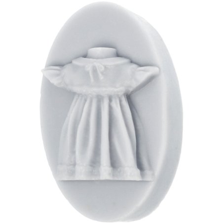Molde de Sabão, vestido menina de batismo, (2 pastilhas).