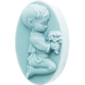 Détail de moisissure communion savon pilule enfant Détail de moisissure communion savon pilule enfant