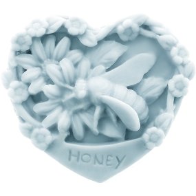 Molde jabon de miel corazon Molde jabon de miel corazon