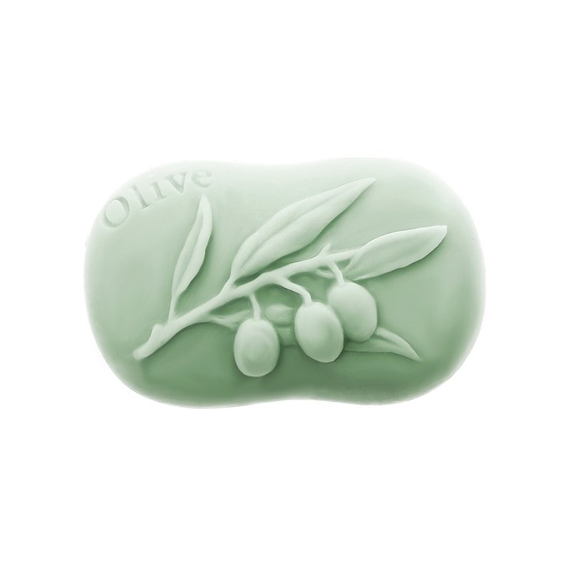 Forma silicone sabonete olive