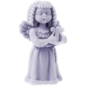 Molde para sabonetes natal Anjo Cantor 3D