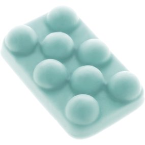 Molde jabon masajeador bolitas rectangular Molde jabon masajeador bolitas rectangular