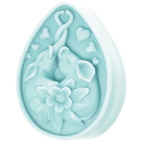 Molde elefantes enamorados Molde elefantes enamorados
