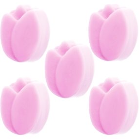 Molde figuras pequeñas 5 tulipanes Molde figuras pequeñas 5 tulipanes