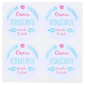 Pegatinas personalizadas kit crema hidratante Pegatinas personalizadas kit crema hidratante