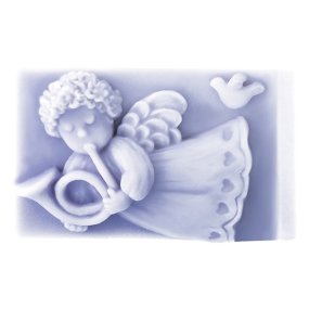 Petit moule d’ange volant avec trompette