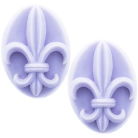 Molde flor de lis 2 cavidades Molde flor de lis 2 cavidades