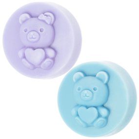 Molde redondo ursinho e ursinha