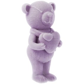 Molde ursinho com coraçao Molde ursinho com coraçao