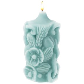 Vela de Trigo e Mel, molde de silicone para fazer velas