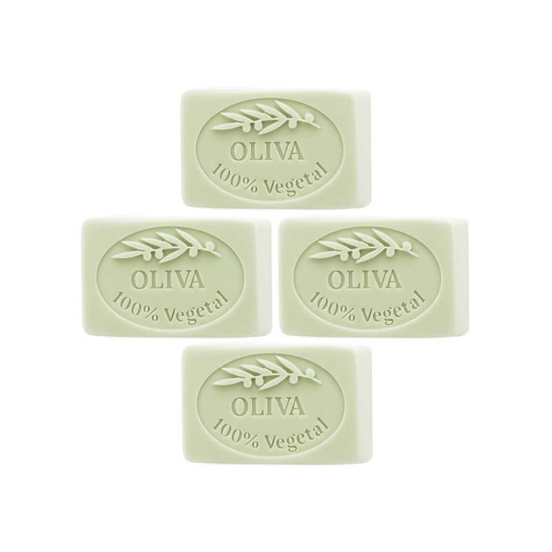 Molde Sabão de Azeite de Oliva, 4 Pastilhas Retangulares.