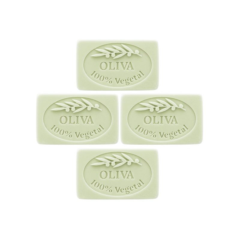 Molde Sabão de Azeite de Oliva, 4 Pastilhas Retangulares.