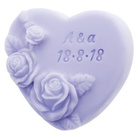 Molde corazon con rosas para personalizar Molde corazon con rosas para personalizar