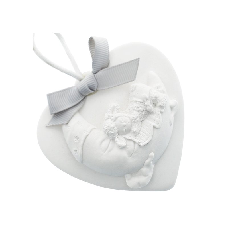Médaillon moule mouton et cœur de lune