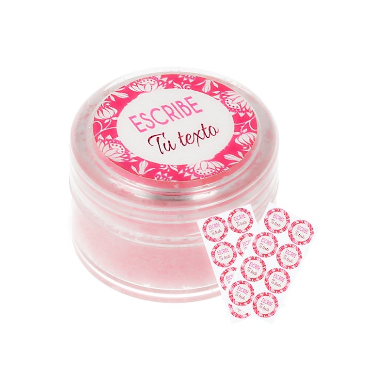 Adesivos personalizados kit esfoliante labial caseiro