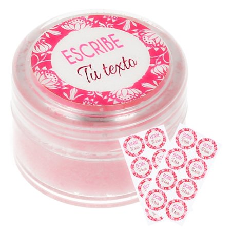Adesivos personalizados kit esfoliante labial caseiro