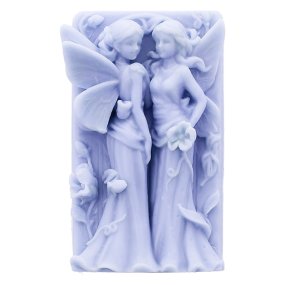 Molde pastilha sabonete Duas Fadas