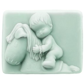 Molde silicone criança em ponei